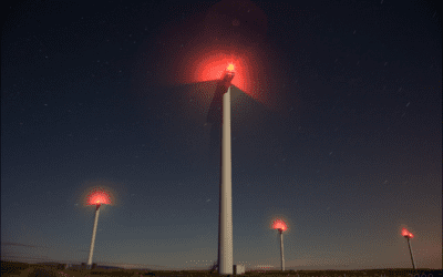 Aviation Lights on Wind Turbines