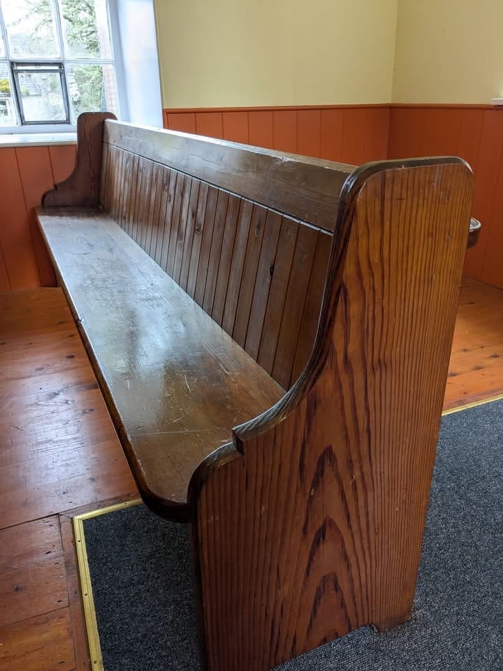 Pews for sale at Dunlichity Church Tuesday 22nd April 7pm - 8pm