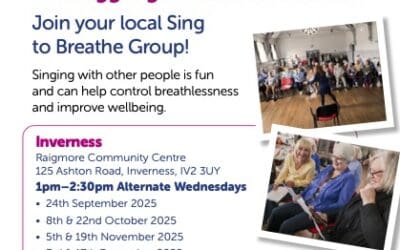 Sing to Breathe Group -Inverness – Alternate Wednesdays at 1pm