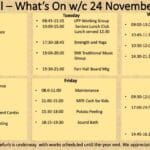 Farr Hall What's On w/c 24th November