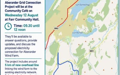 SSE Aberarder Wind Farm Grid Connection & Community Update
