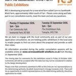 CARN NA SAOBHAIDH WIND FARM EXHIBITION & UPDATE | RES (DEVELOPER)