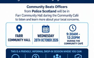 Police Street Surgery Farr Hall Wednesday 28th October