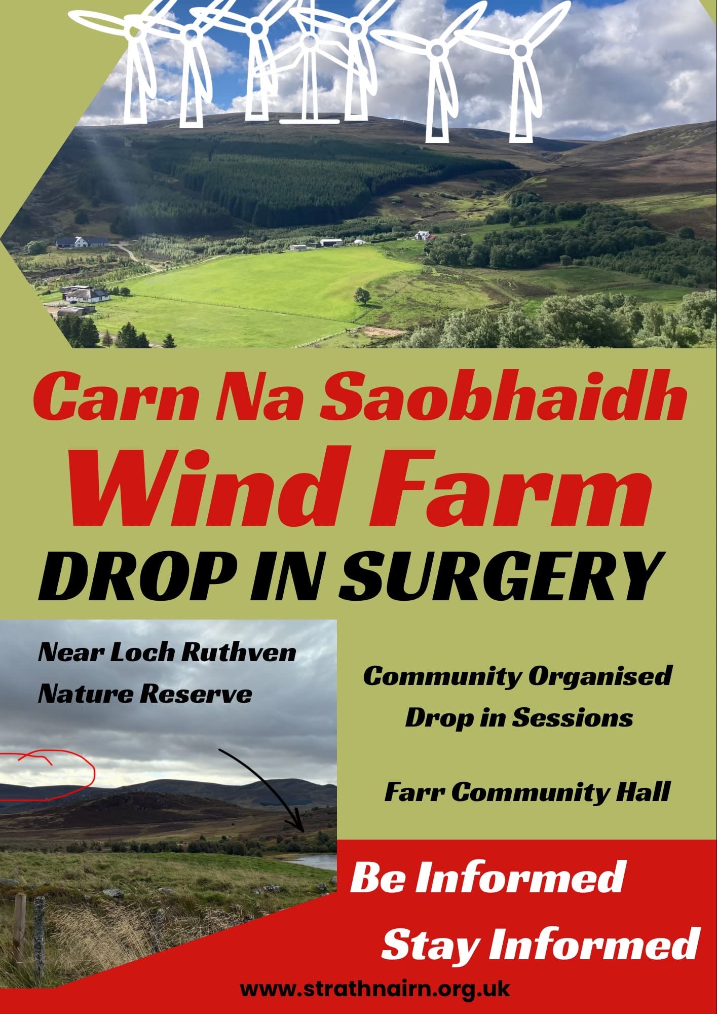Community Cafe Drop-In Surgery for Carn Na Saobhaidh Wind Farm